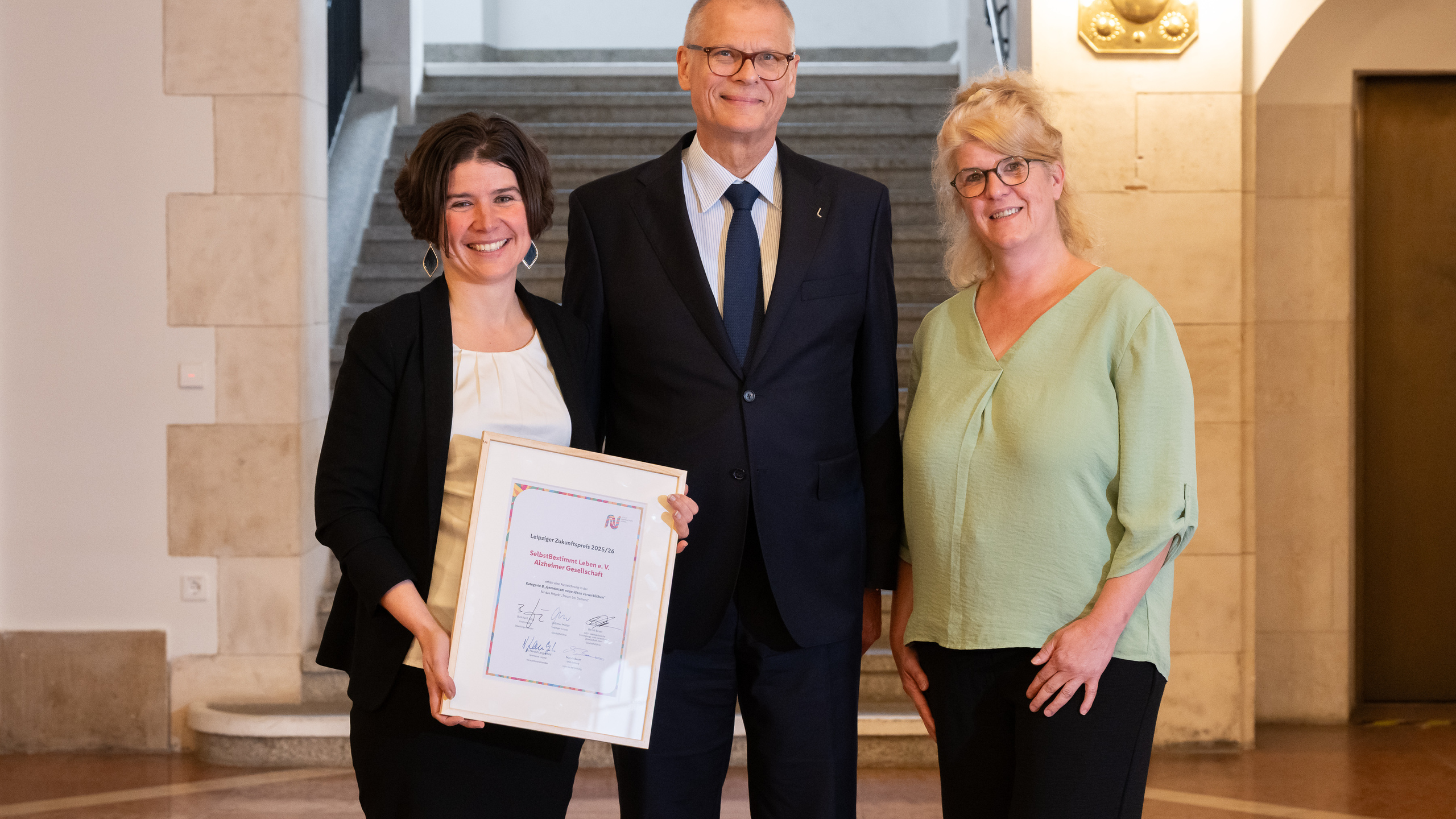 Sandra Wünsche, Volkmar Müller und Katrin Sattler (v.l.n.r.)