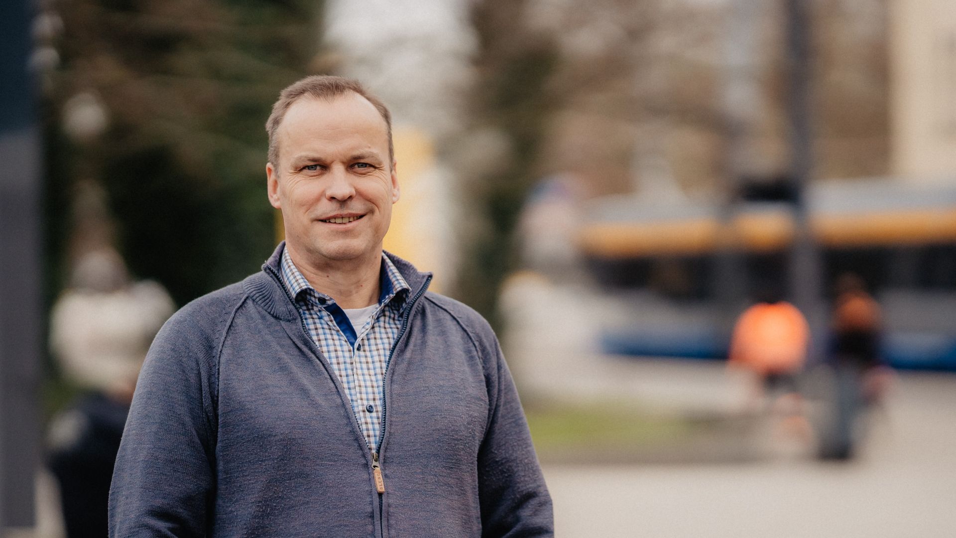 Uwe Bleis freut sich über die Zusammenarbeit der LVB 