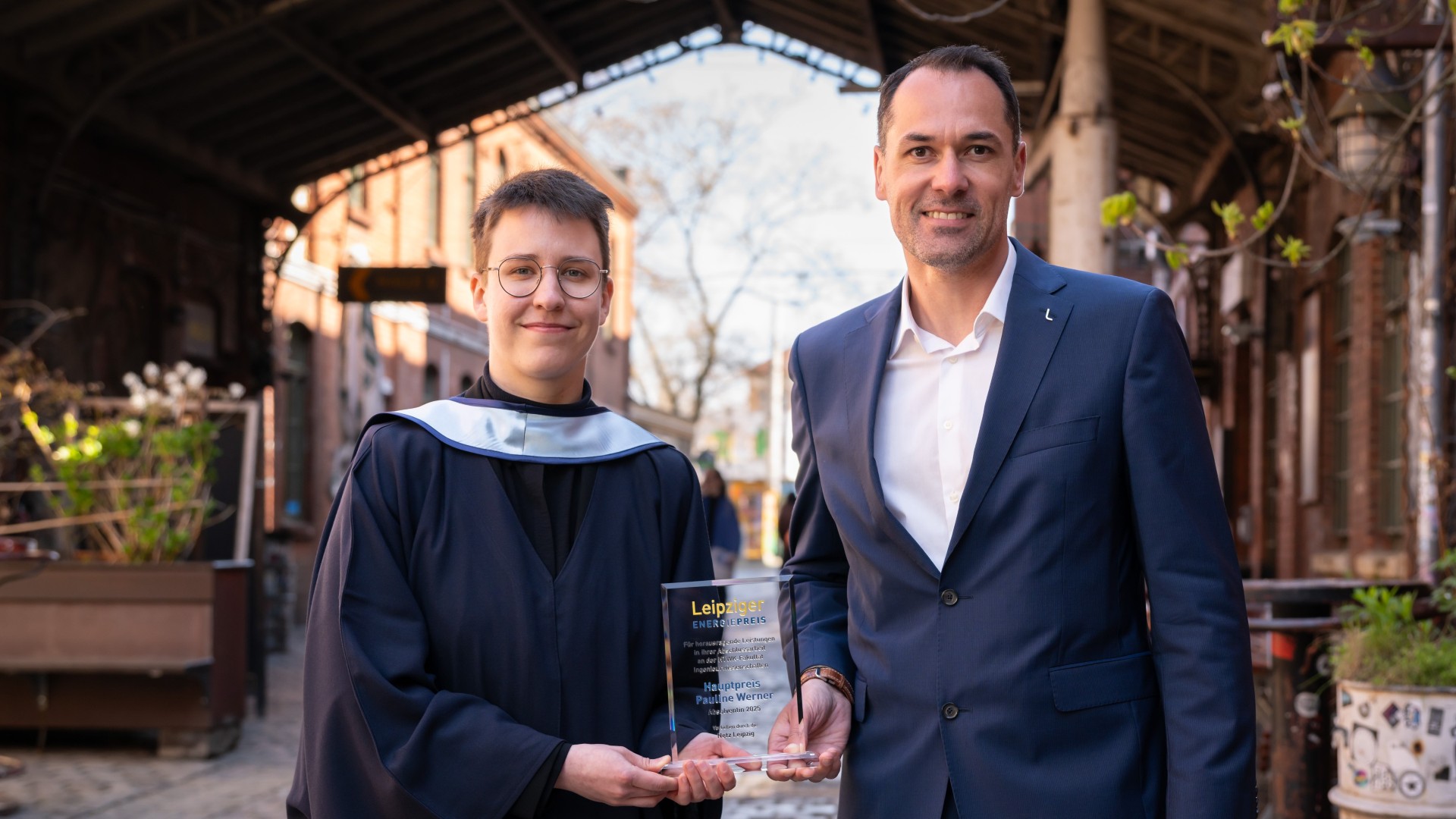 Jan Schubert und Pauline Werner