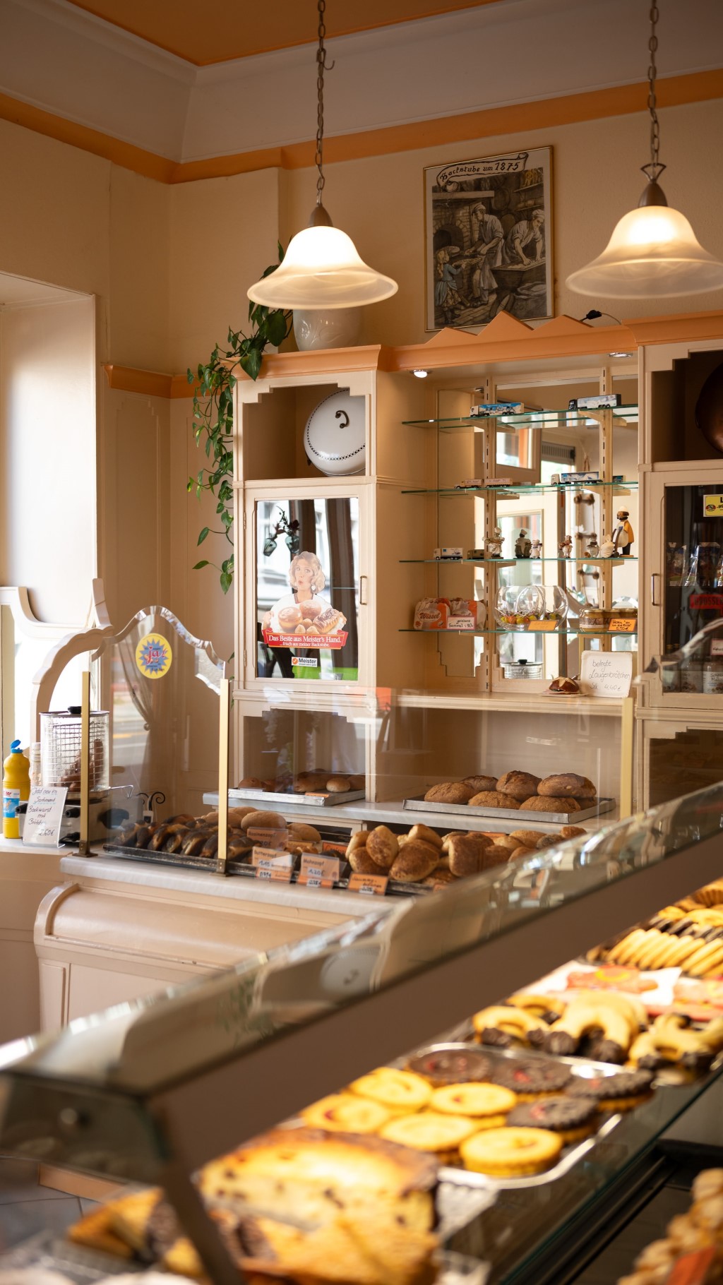 Auslage der Leipziger Feinbäckerei
