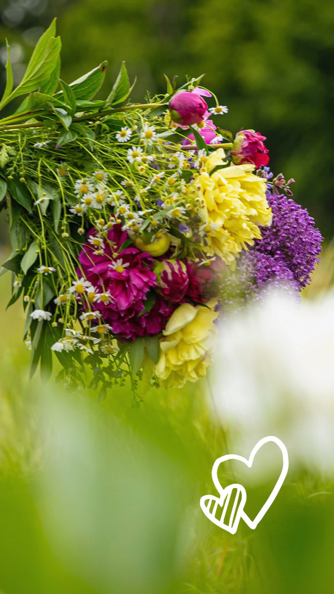 Slowflowering Blumenstrauß von Inga Kerber