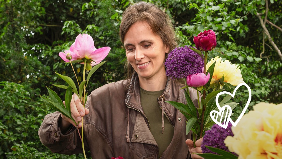 Inga Kerber steht für Slowflowering in Leipzig