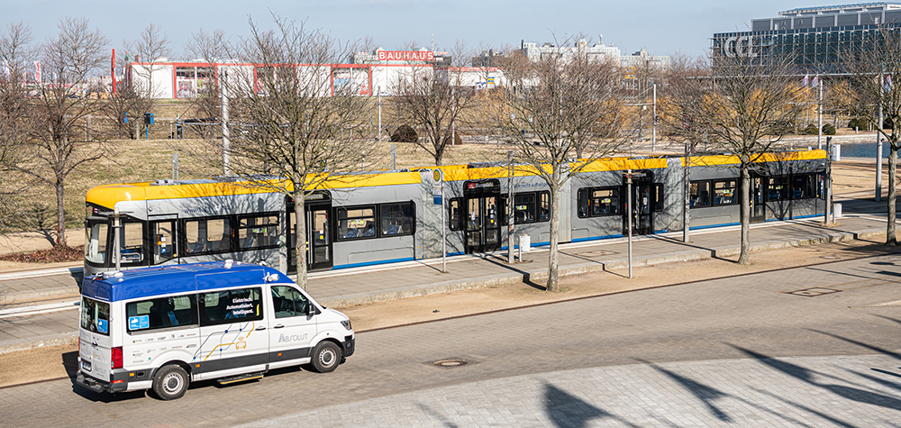 Leipziger Straßenbahn und Flexa Mobil
