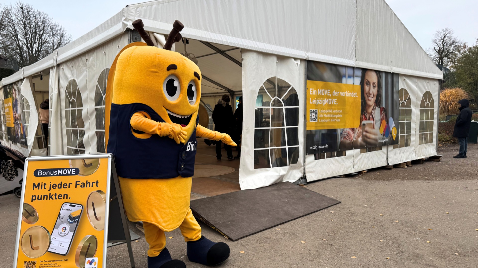 In unserem Aktionszelt gab es jede Menge Unterhaltung