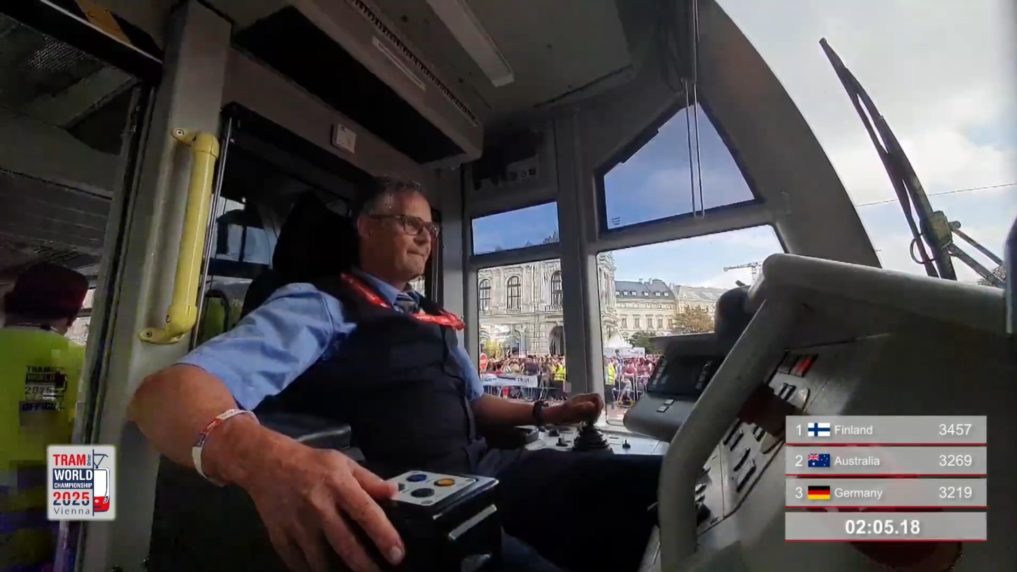 Thomas Langkopf während der Fahrt