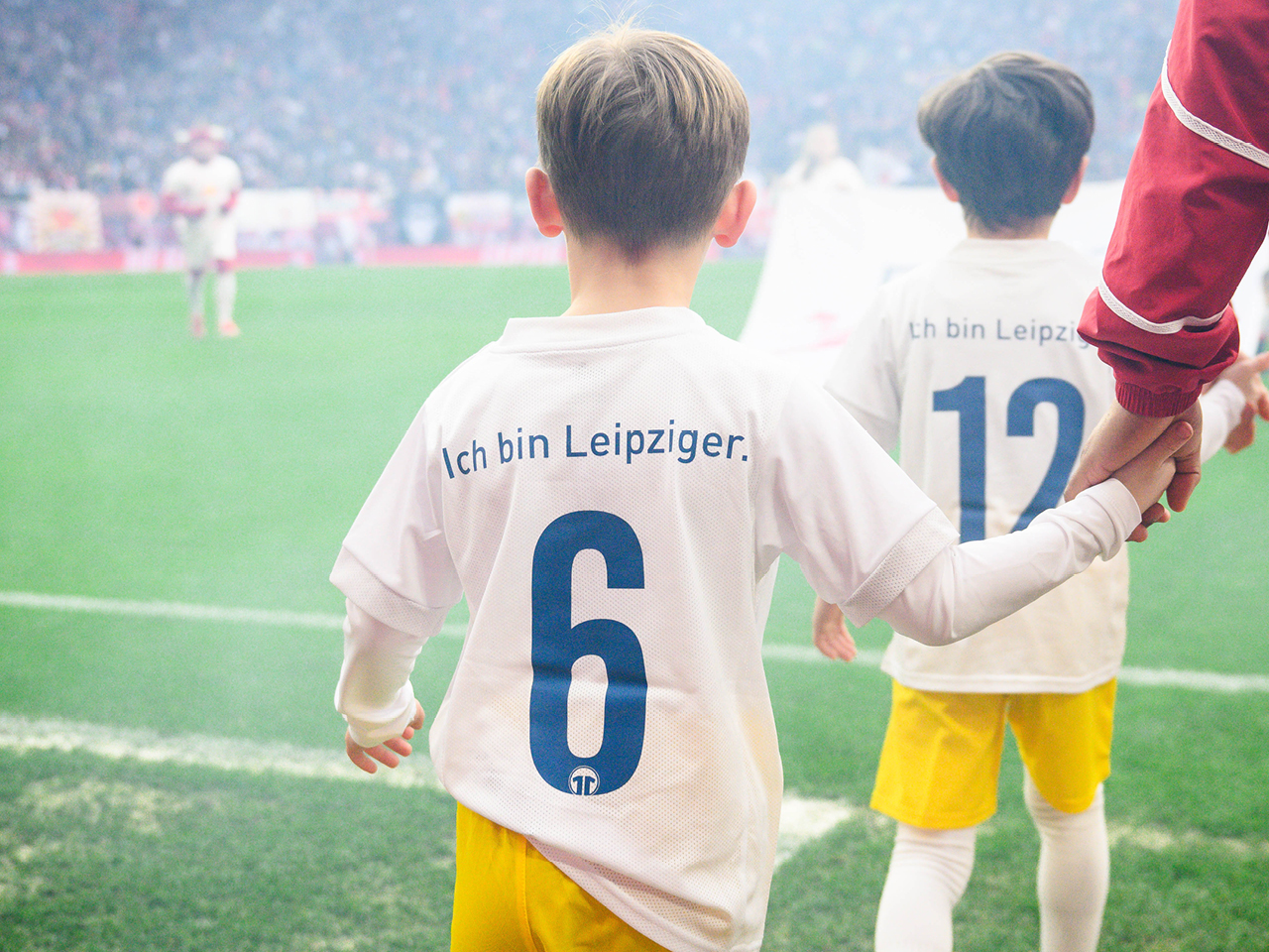 RB Leipzig Einlaufkind