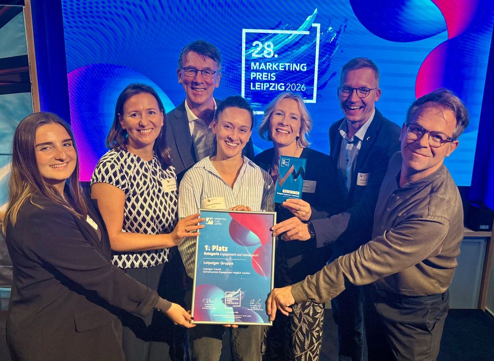 Marketingpreis 2029 für die Leipziger Crowd - L-Team