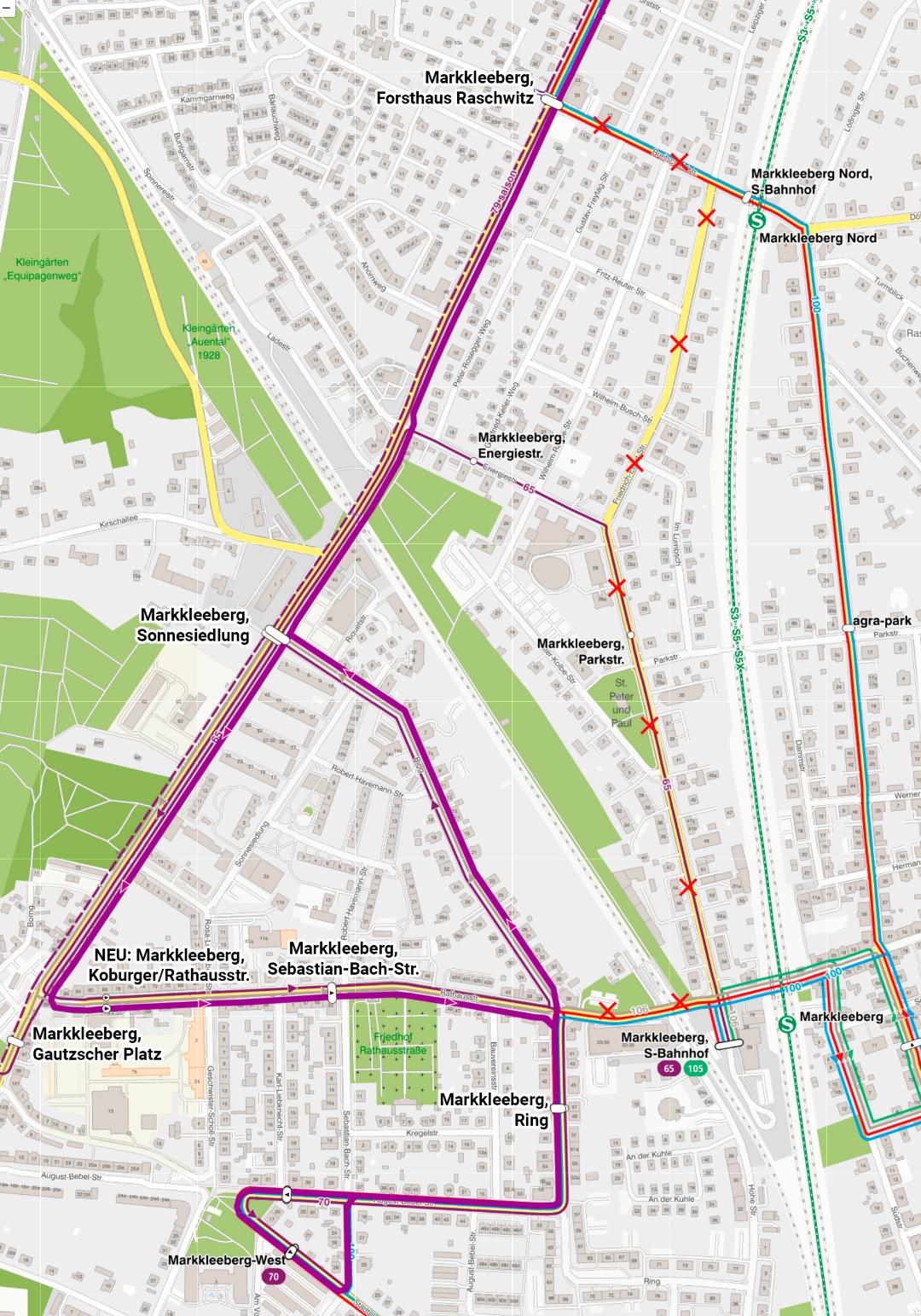 Änderung im Linienverkehr Linie 70
