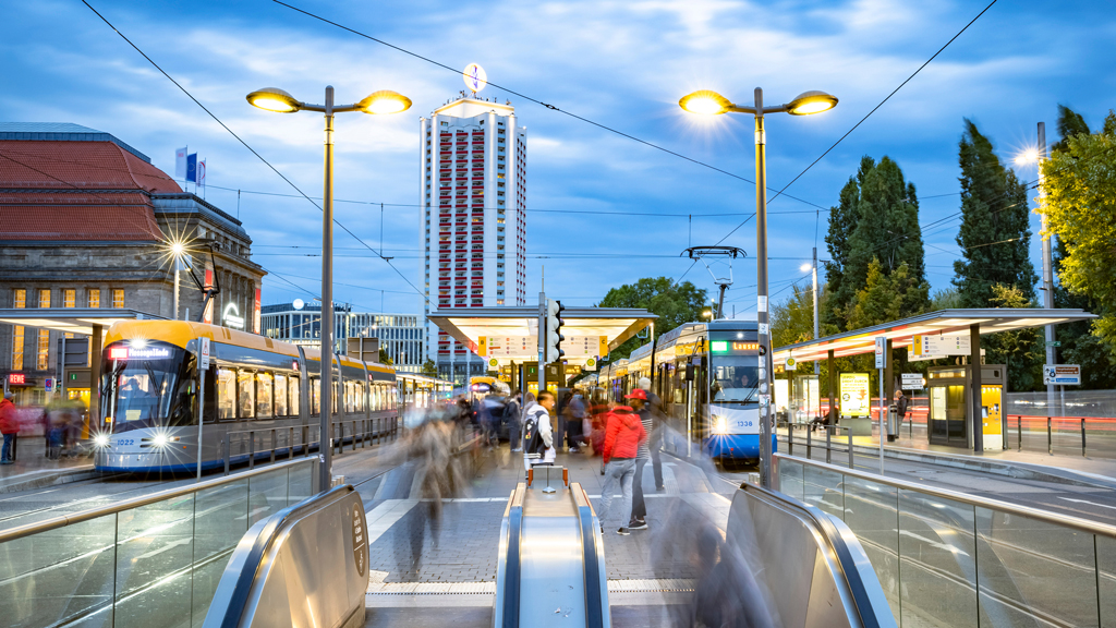 Impression vom Leipziger Hauptbahnhof
