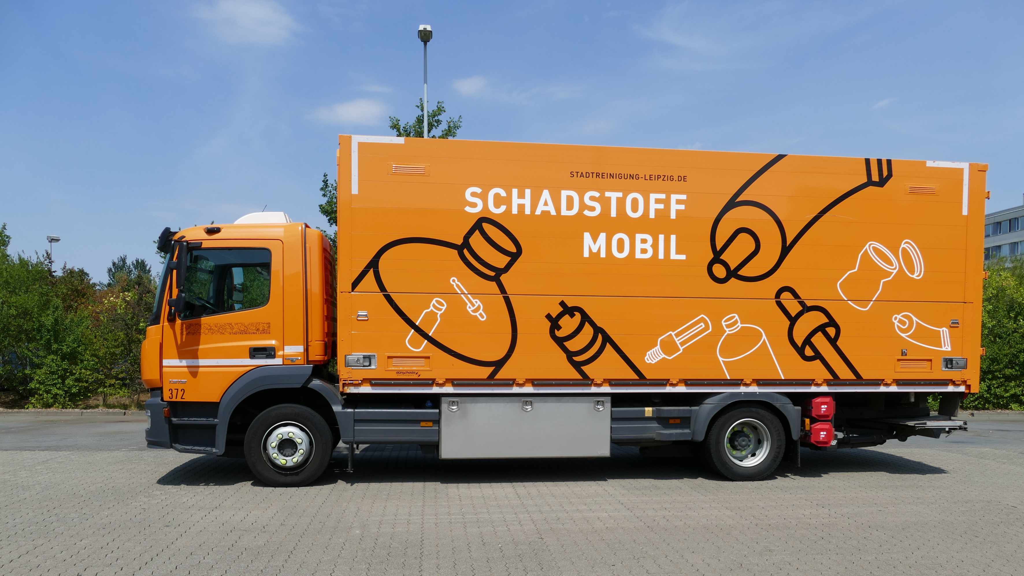 Schadstoffmobil der Stadtreinigung Leipzig