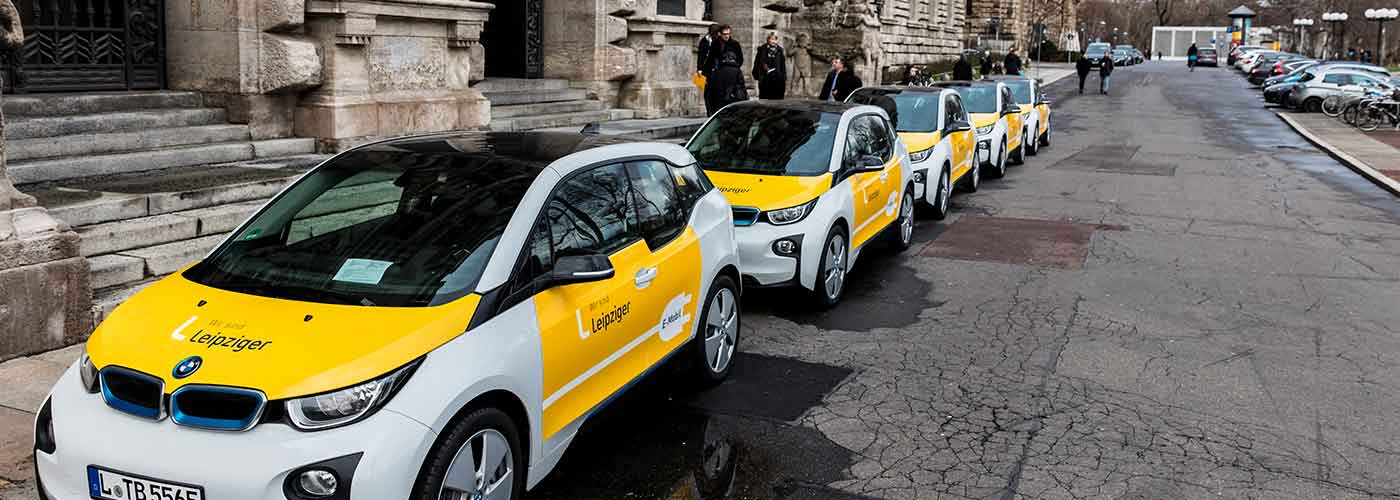 Leipzig eMobilität Flotte Flotte an E-Autos